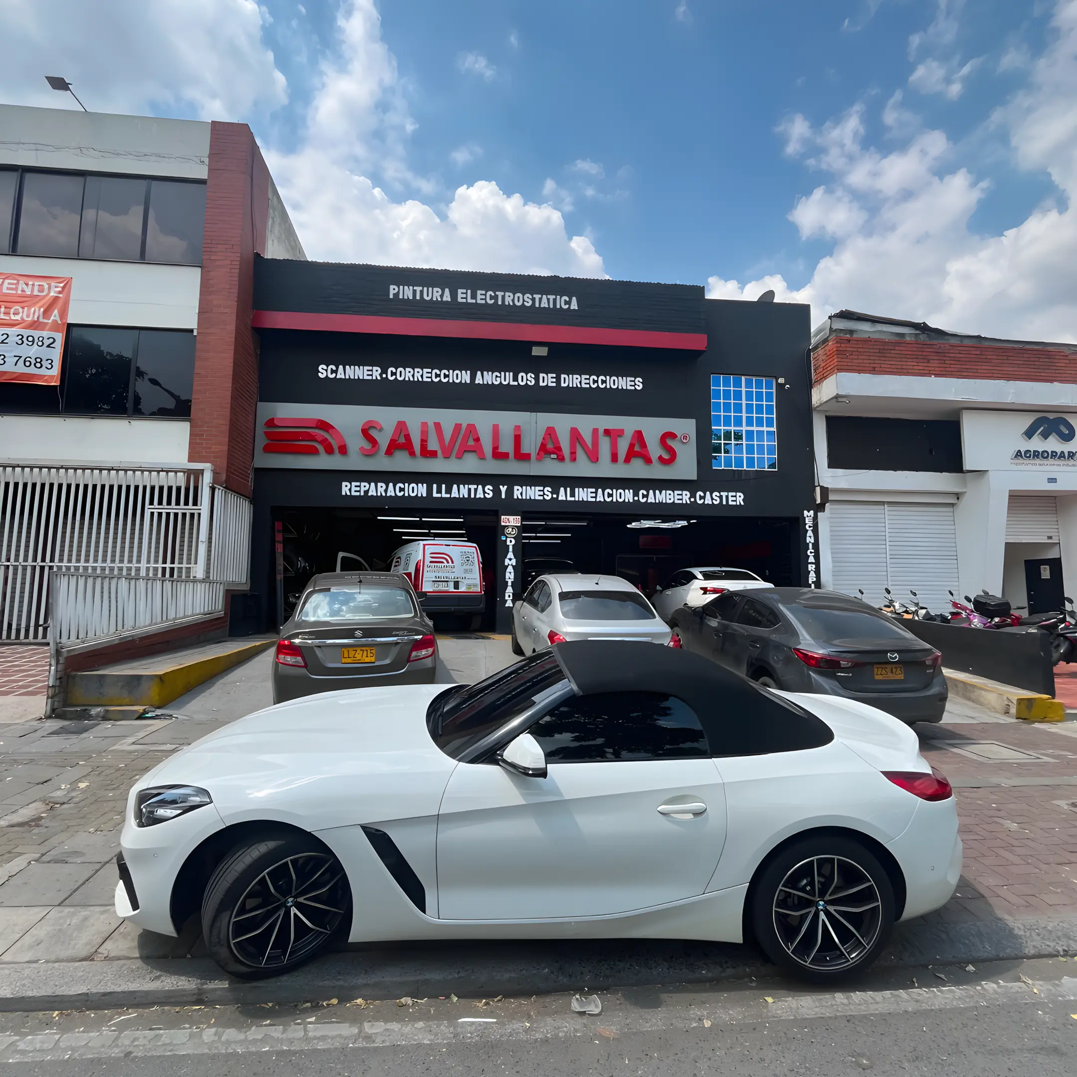 Montaje de llantas blindadas